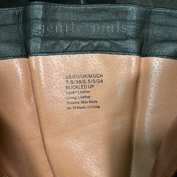 Gentle Souls “Buckled Up” mid calf boots - Picture 6 of 6